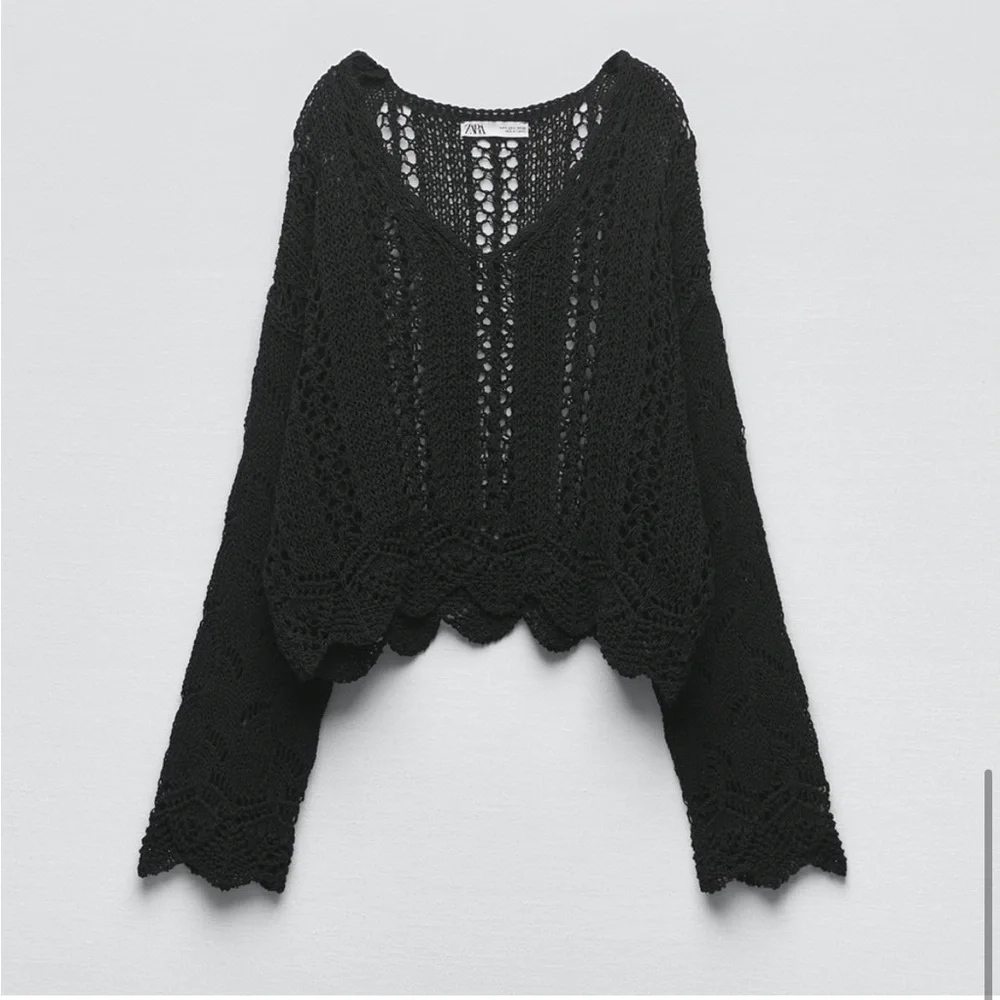 NWT Zara oversized open knit sweater - Picture 7 of 10